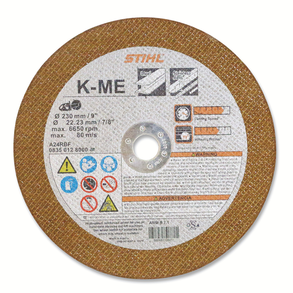 Disque acier k-me 230x2x2223 40814 - STIHL - 08350127000