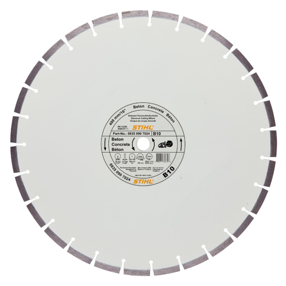 Meule D-B10 Ø 300mm/12