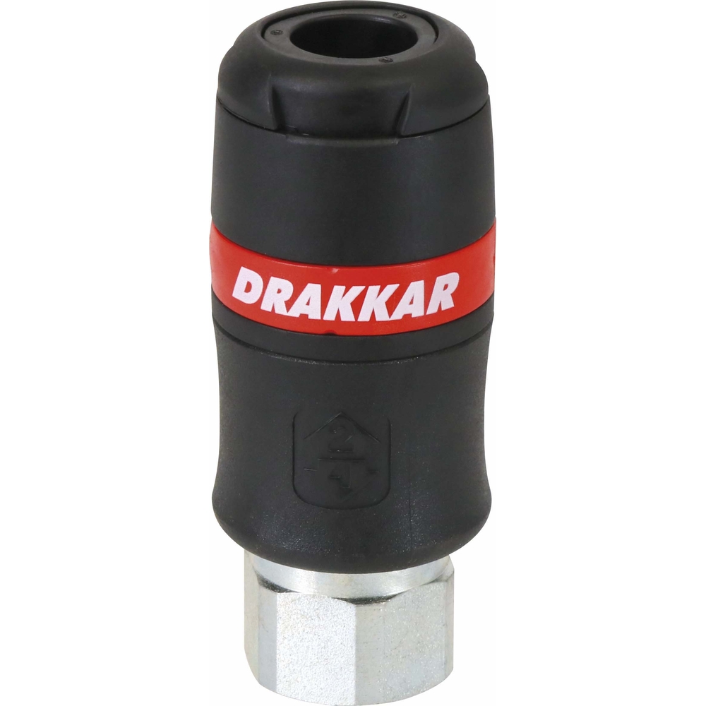 Raccord rapide securite taraude 1/2'f d.8 s/blister DRAKKAR EQUIPEMENT - 01318
