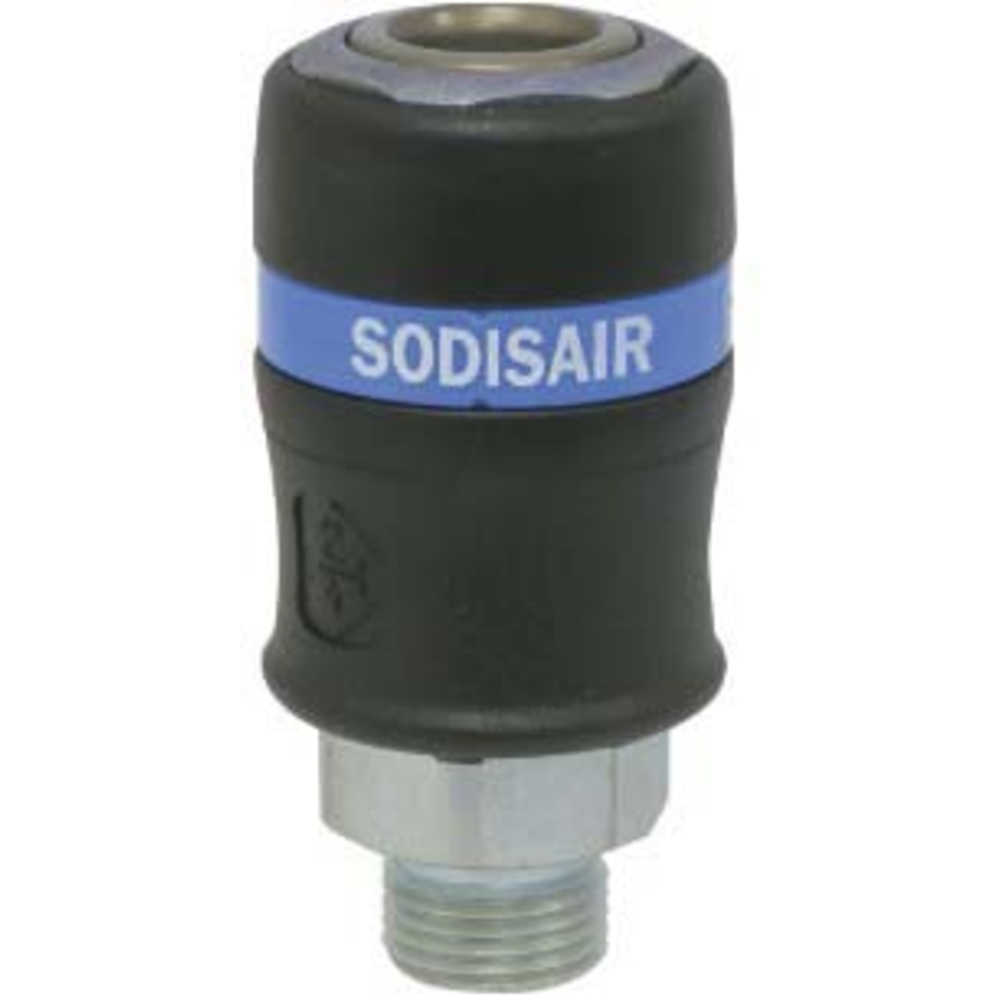 Raccord rapide securite filete 1/2'm d.11 s/blister DRAKKAR EQUIPEMENT - 01334