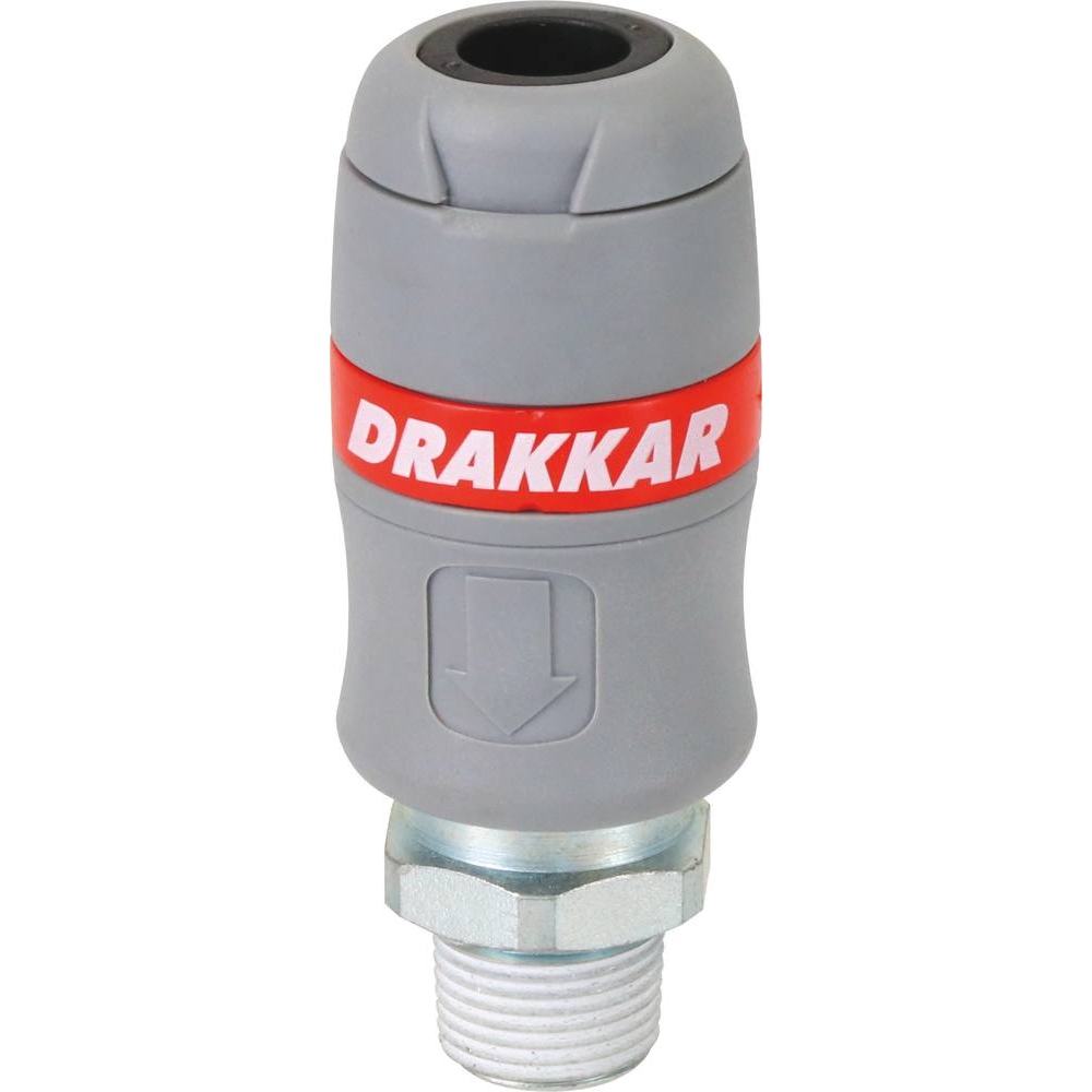 Raccord rapide femelle passage d'air 6mm filetage mâle 3/8