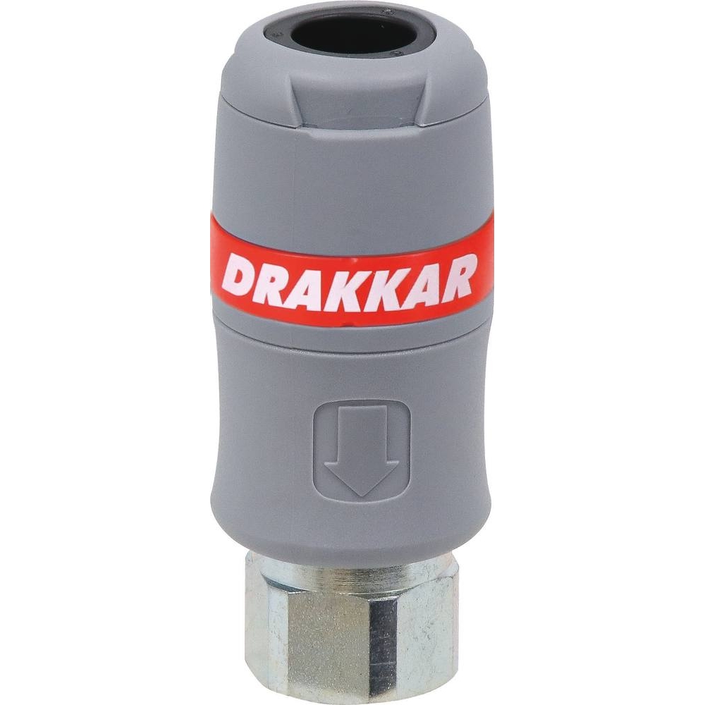 Raccord rapide femelle passage d'air 8mm filetage femelle 1/2