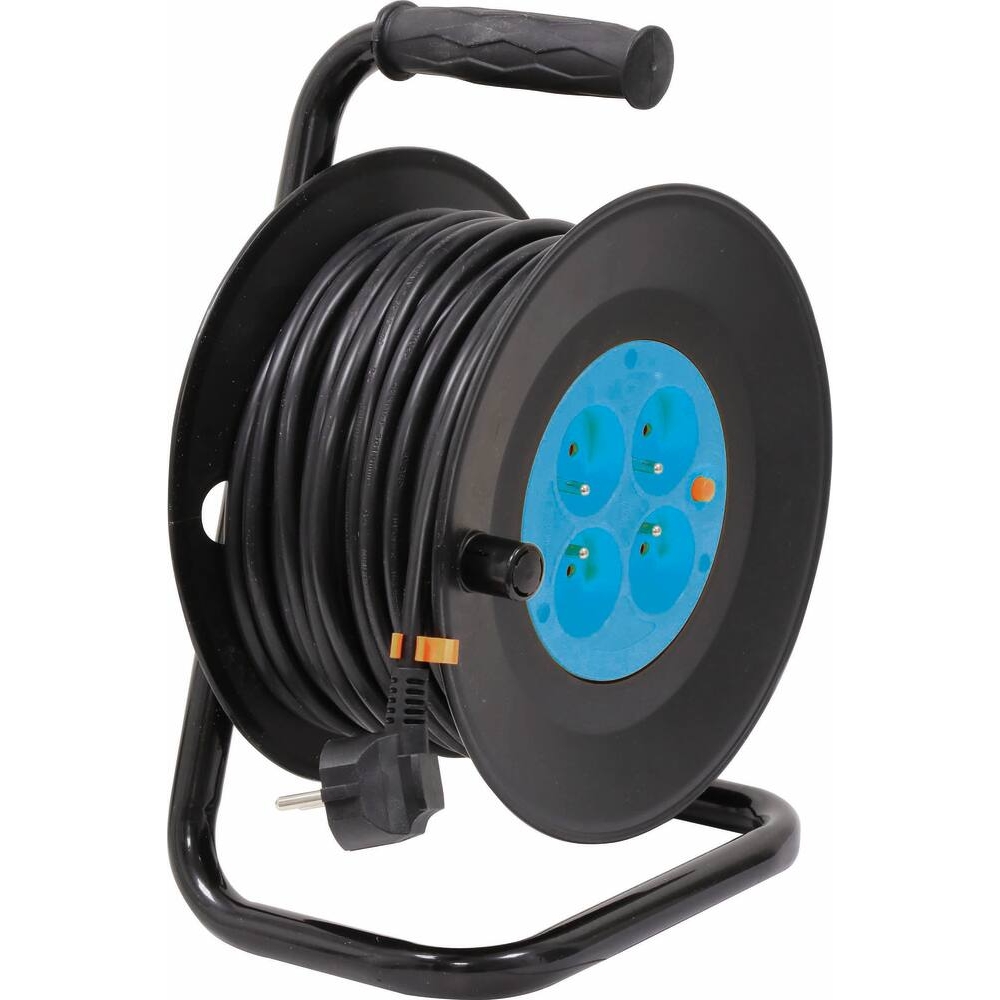 Enrouleur électrique HO5VV-F 25m 3G1,5mm² 230V 4 prises STILKER - 01550