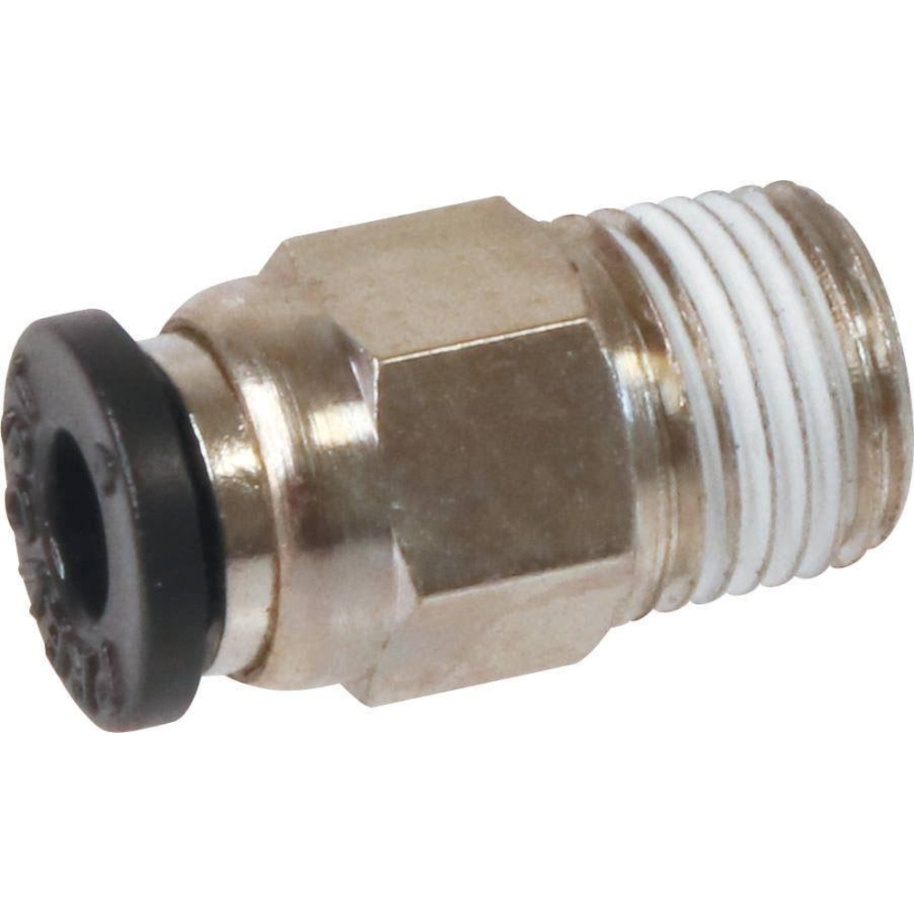 Raccord instantané métallique droit mâle conique 1/8