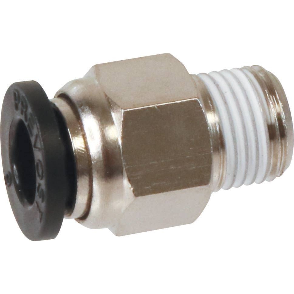 Raccord instantané métallique droit mâle conique 1/8