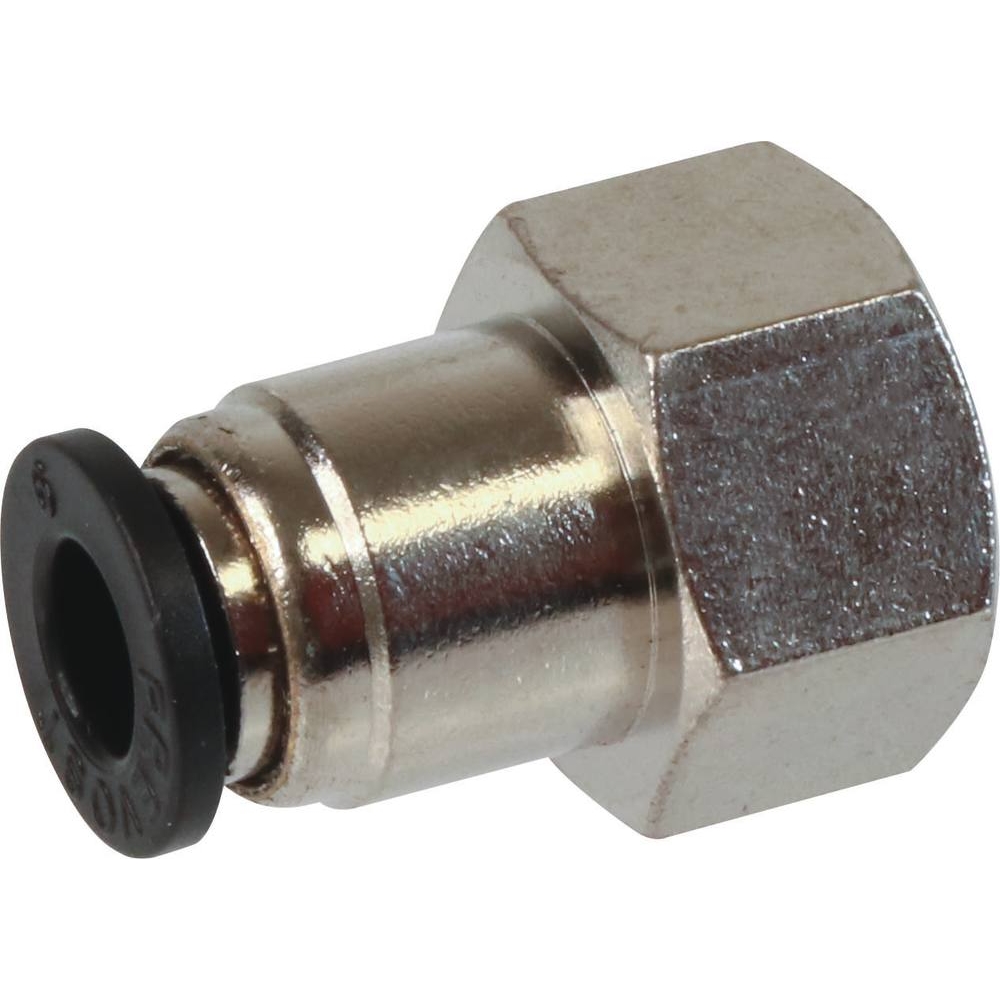 Raccord instantané métallique droit femelle cylindrique 1/4