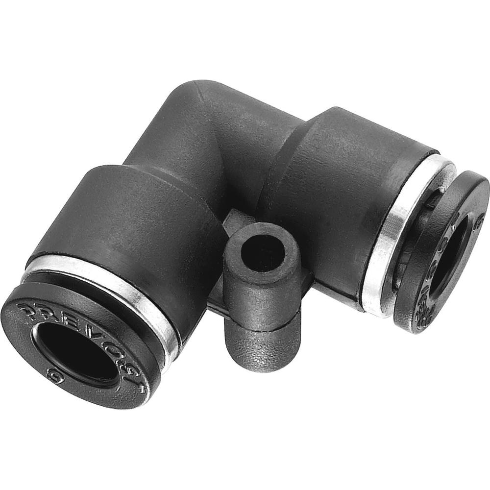 Raccord instantané polymère coudé 10mm - lot de 10 pcs - 01767