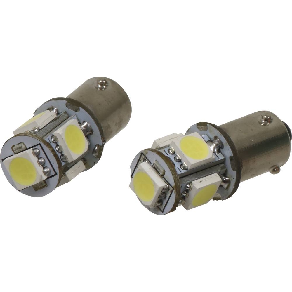 Ampoule témoin LED 12V 1,5W BAY9s - de 2 pcs SODELEC - 02019