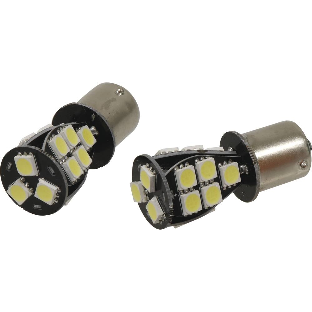 Ampoule poirette LED 12V 3W BA15s - de 2 pcs SODELEC - 02071