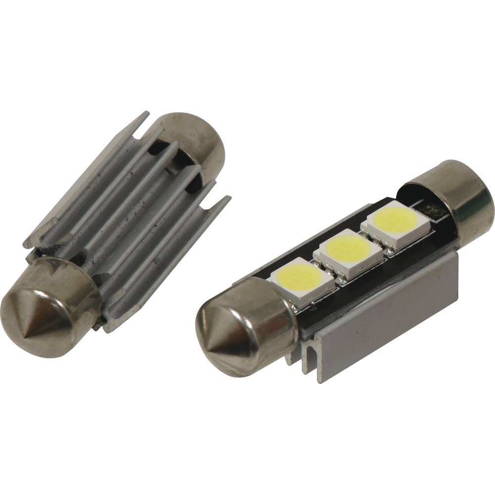 Ampoule navette LED 12V 2W SV8,5 - de 2 pcs SODELEC - 02078