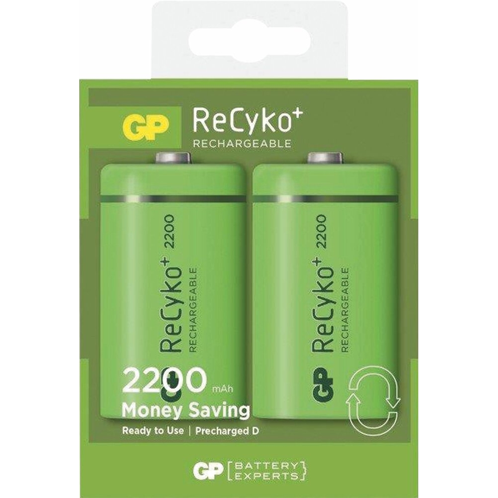 Pile rechargeable D/HR20 Ni-Mh 3000mAh - de 2 piles GP - 02566