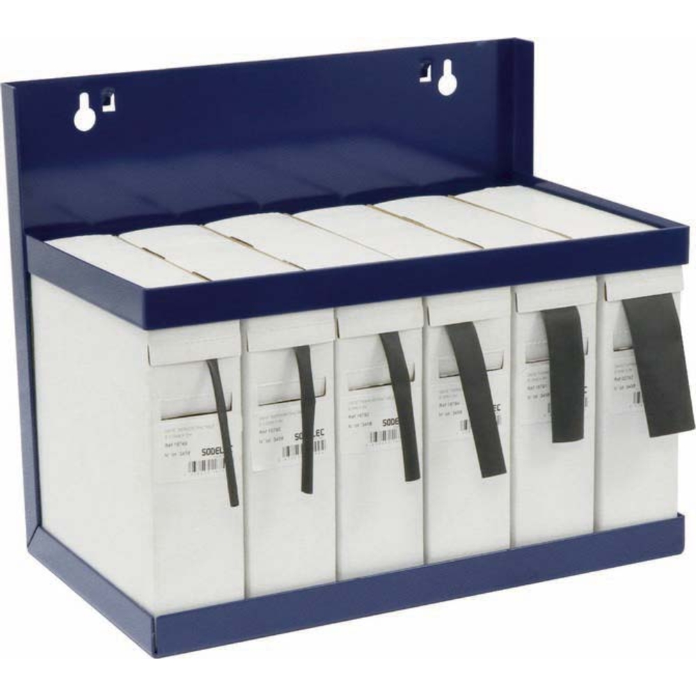 Presentoir 6 boites de gaines thermoretractables retreint 1:2 SODELEC - 02794