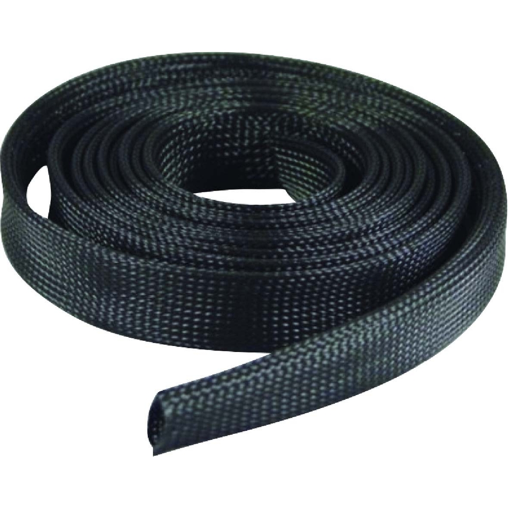 Boite de gaine extensible tressee 10m noire pour cable 7 SODELEC - 02808