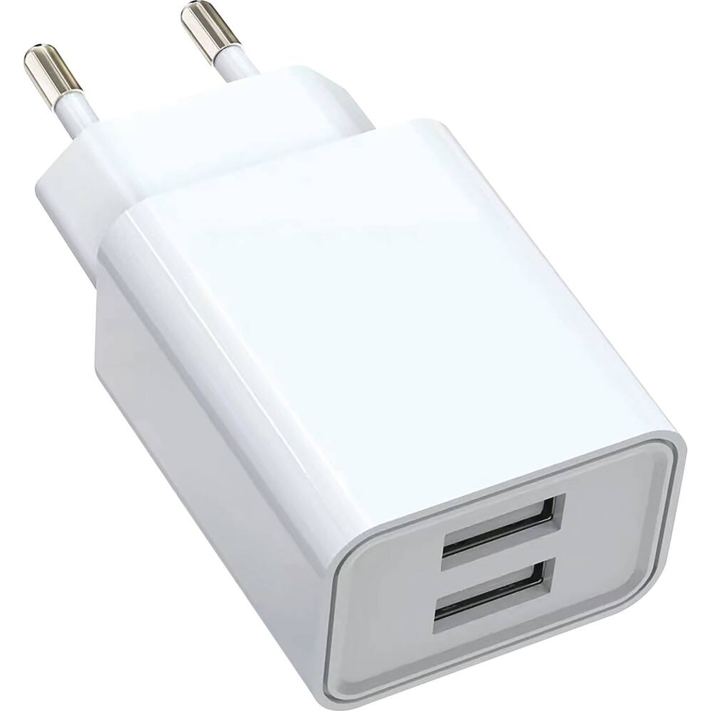Chargeur avec 2 prises USB 230V 5V 2,4A SODELEC - 03010