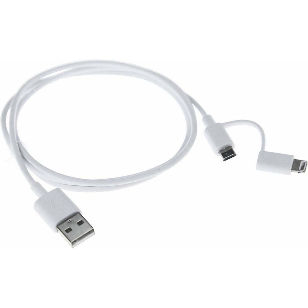 Câble de charge micro USB + iphone 1m SODELEC - 03020
