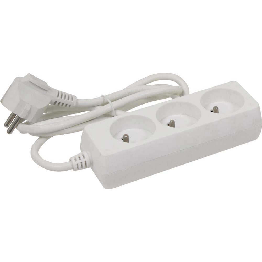 Bloc 3 prises 230v câble 1m SODELEC - 03106