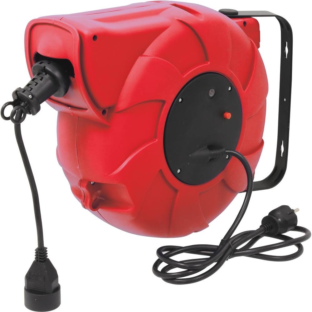 Enrouleur électrique automatique HO5VV-F 22m+2m 3G1,5mm² 230V DRAKKAR - 03107