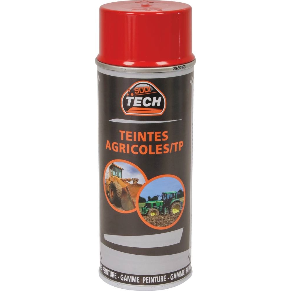 Peinture teinte agricole rouge Massey Ferguson - aérosol de 400ml SODITECH - 03810