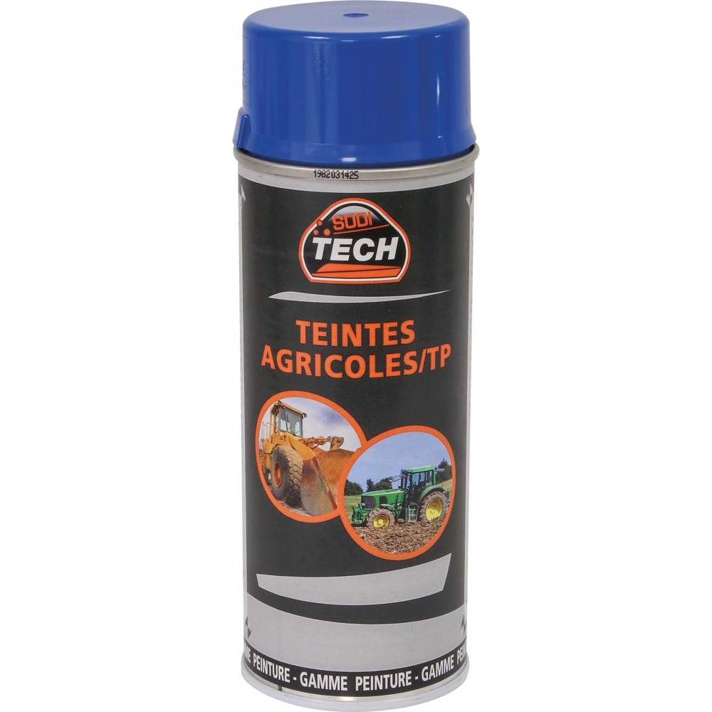 Peinture teinte agricole bleu New Holland - aérosol de 400ml SODITECH - 03812