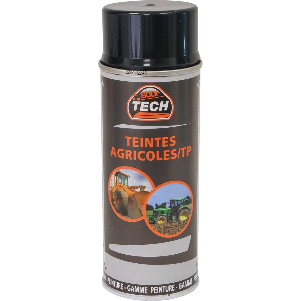 Peinture teinte agricole noir bleu Deutz - aérosol de 400ml SODITECH - 03816