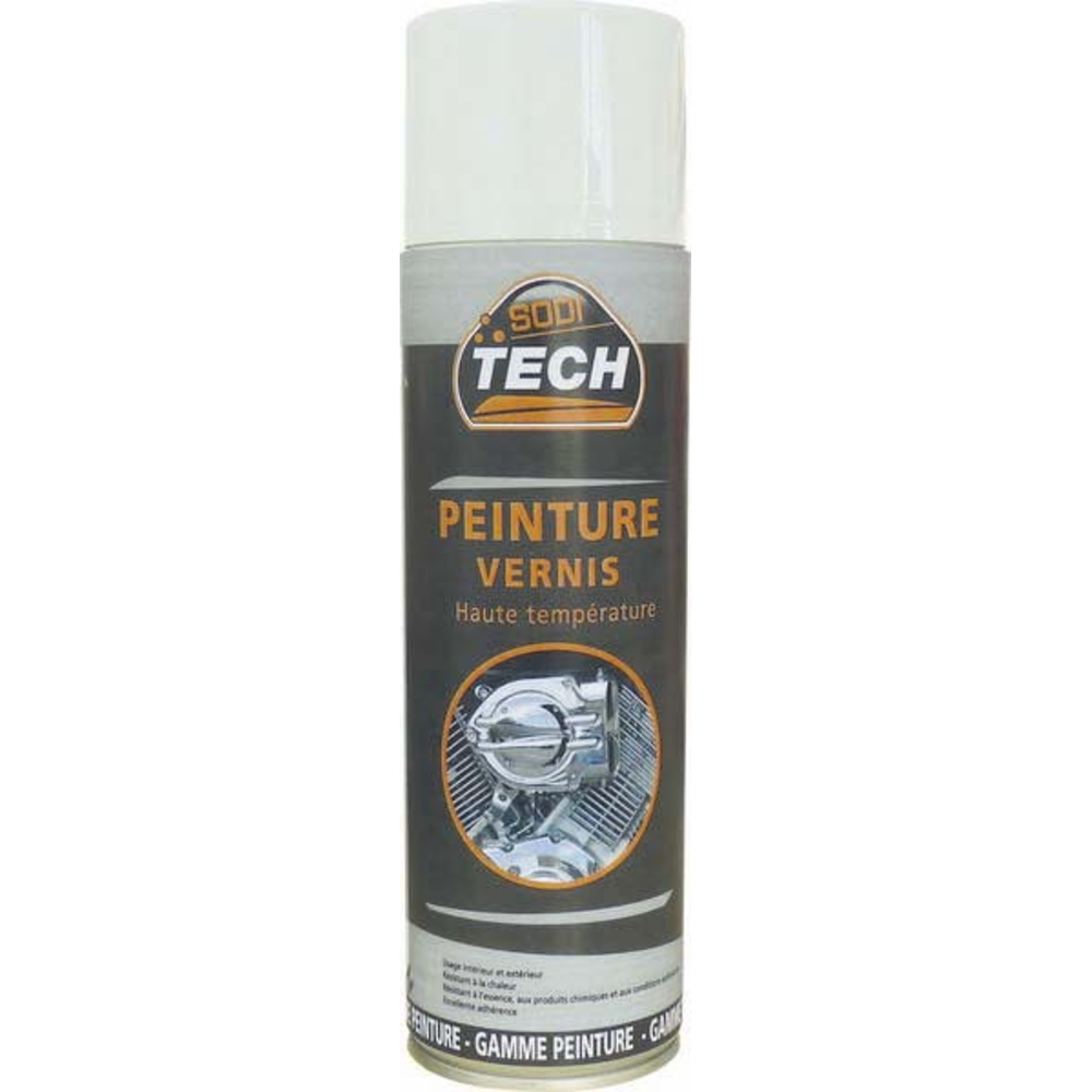 Aerosol 500ml peinture haute temperature vernis SODITECH - 03834