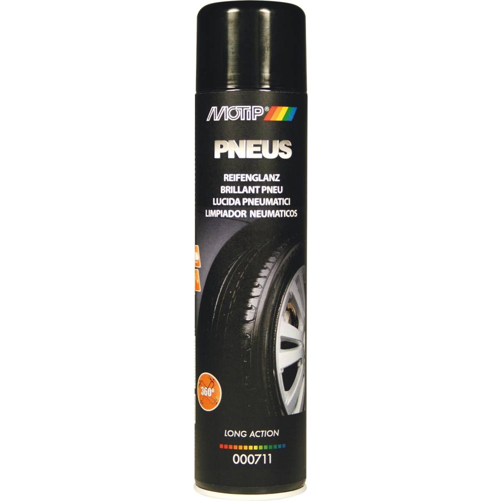Rénovateur de pneu brillant - aérosol de 600ml MOTIP - 03920