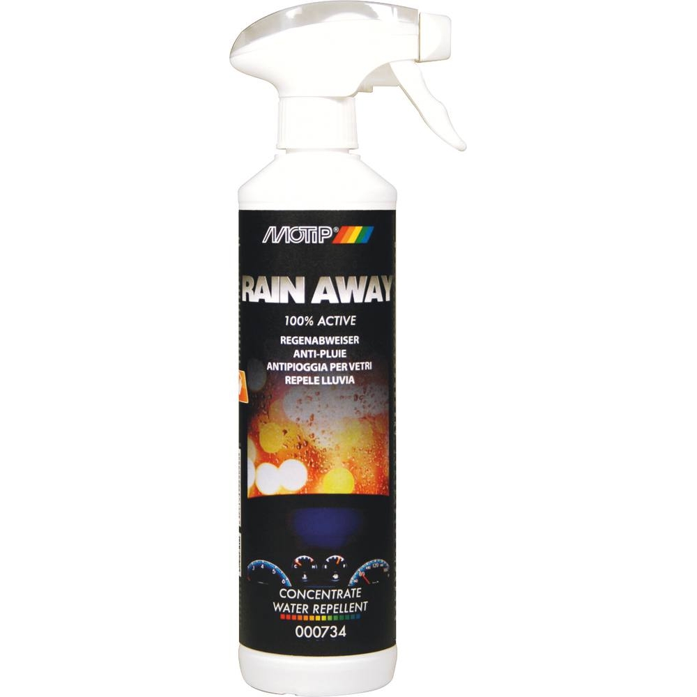 Anti-pluie surface vitrée - flacon spray de 500ml MOTIP - 03932