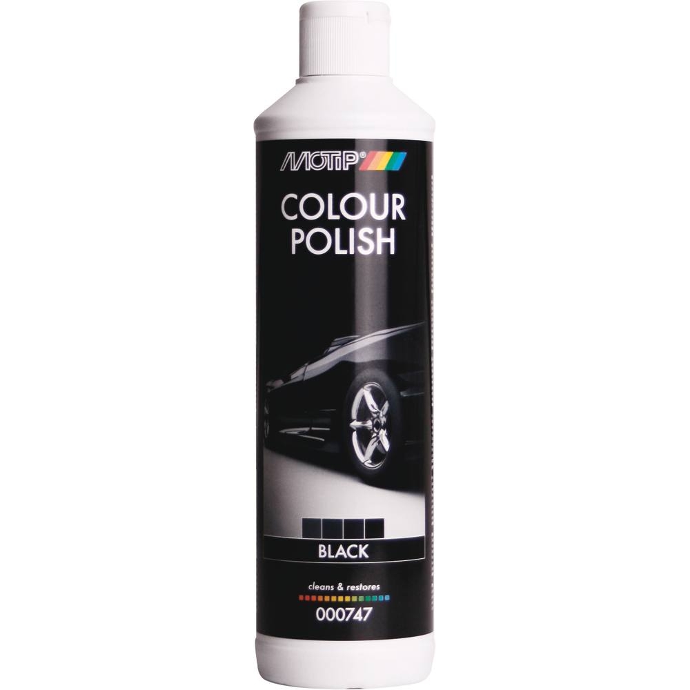 Polish carrosserie noir - bidon de 500ml MOTIP - 03950