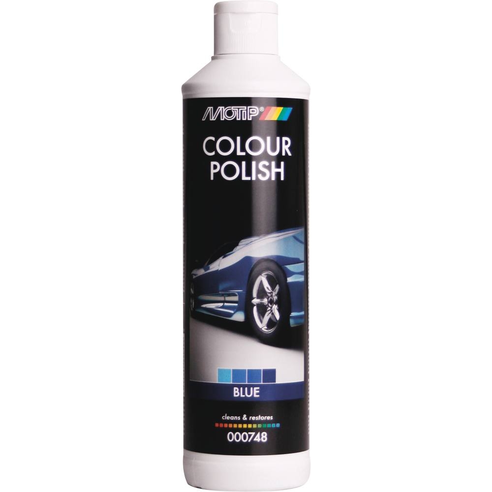 Polish carrosserie bleu - bidon de 500ml MOTIP - 03952