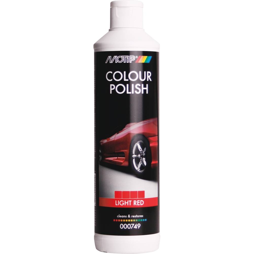Polish carrosserie rouge clair - bidon de 500ml MOTIP - 03954