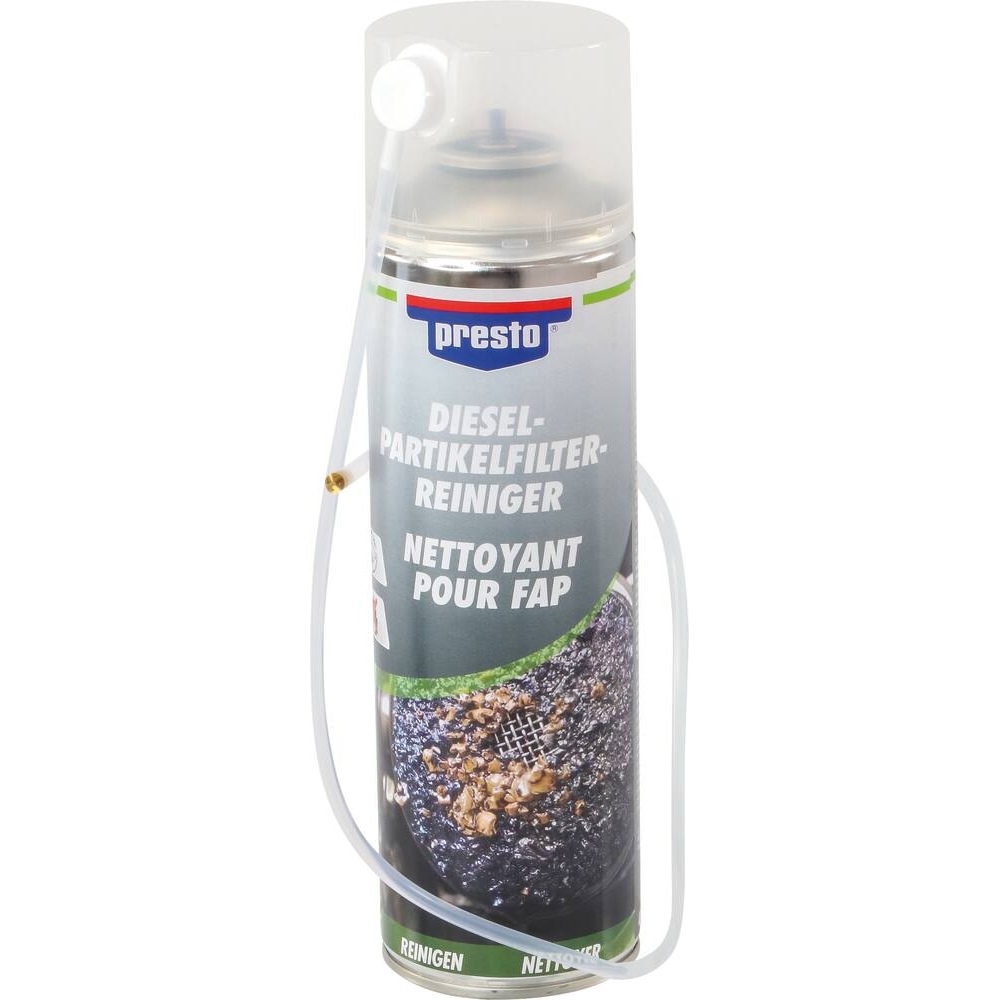 Nettoyant filtre à particule FAP pour véhicule diesel - aérosol de 400ml avec sonde PRESTO - 03992