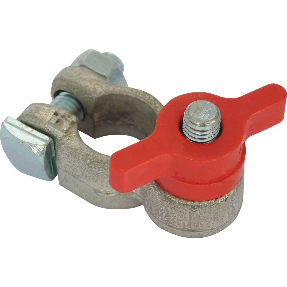 Collier de batterie VL double serrage/papillon/rouge - lot de 25 pcs DRAKKAR - 04121