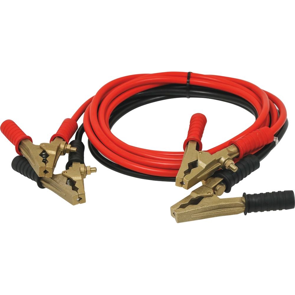 Câbles de démarrage en cuivre 35mm² 2x4,5m 800A pinces renforcées en laiton DRAKKAR - 04163