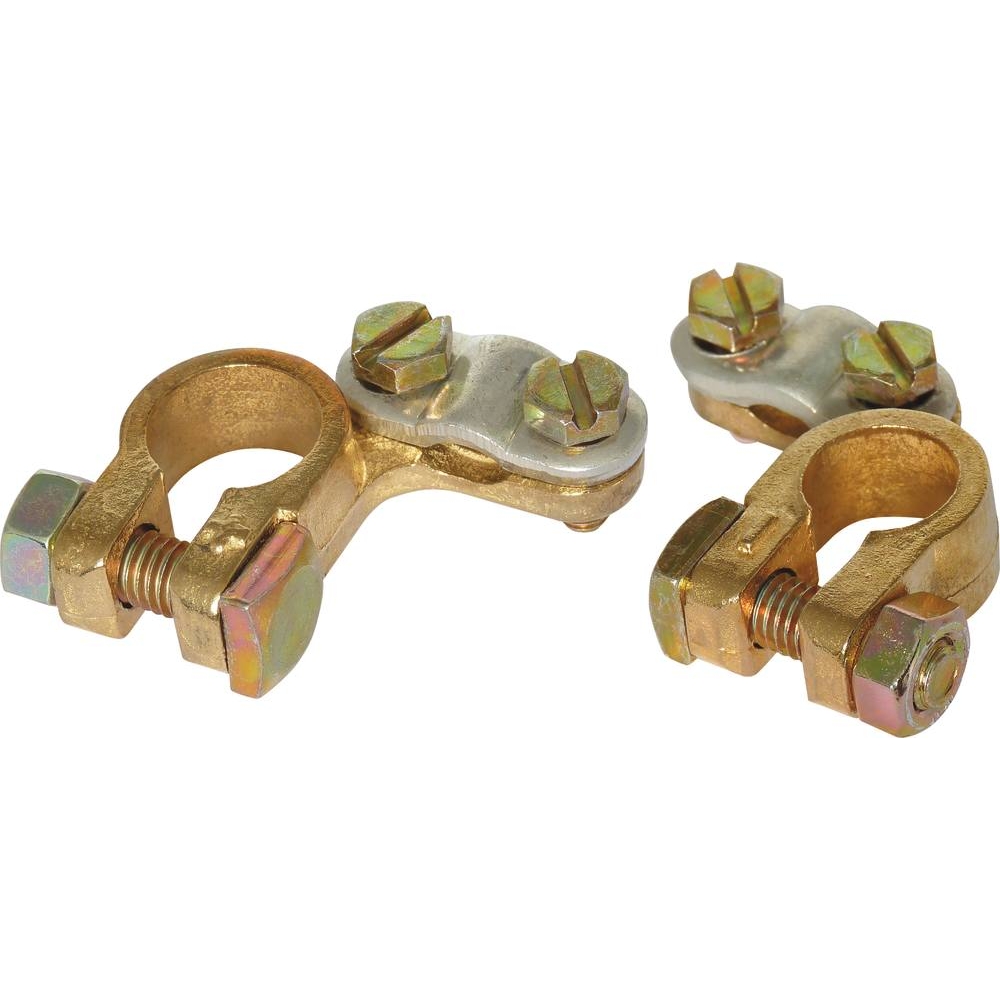 Colliers de batterie VL à barrette/double serrage/pôle 