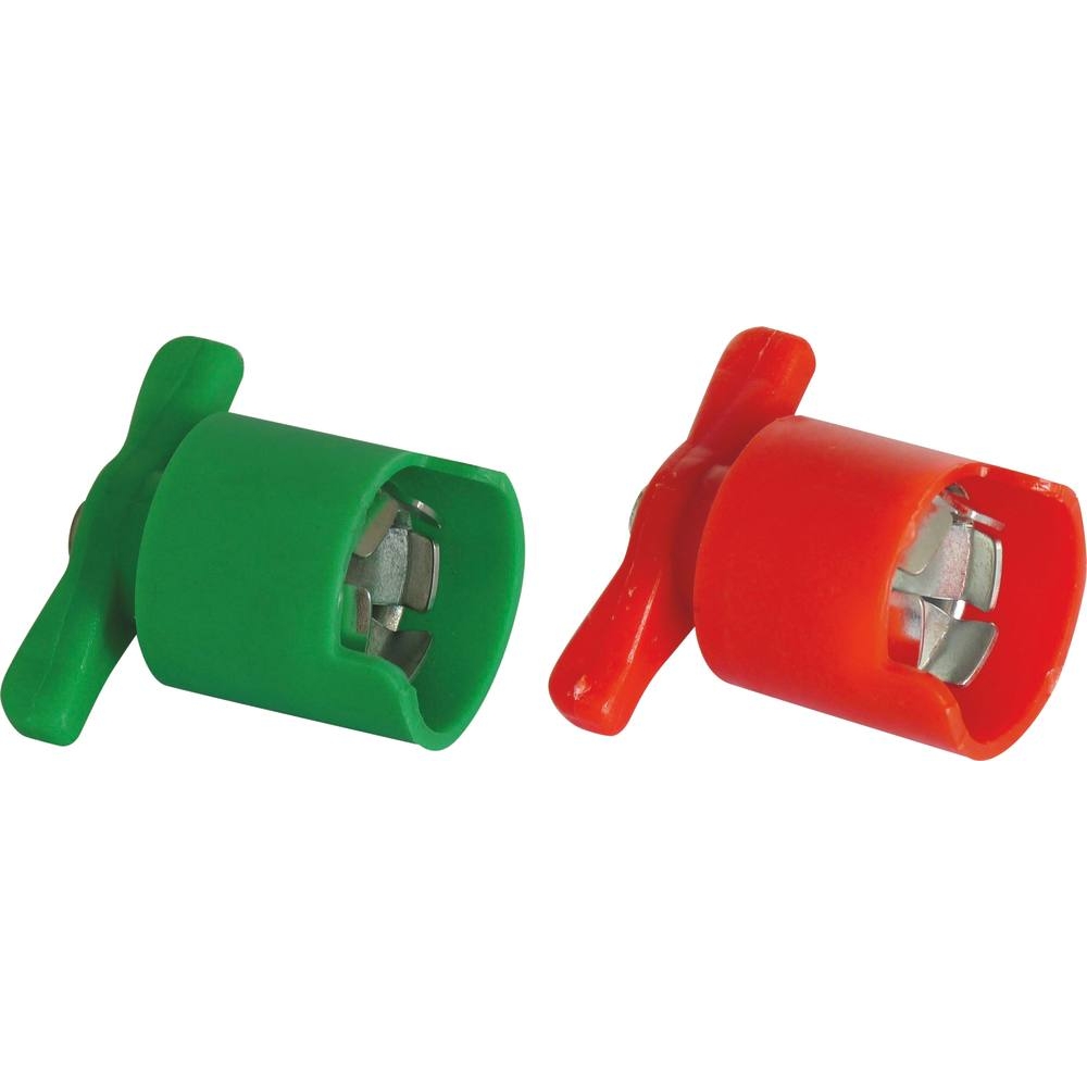 Robinets de batterie VL rouge et vert - DRAKKAR - 04232