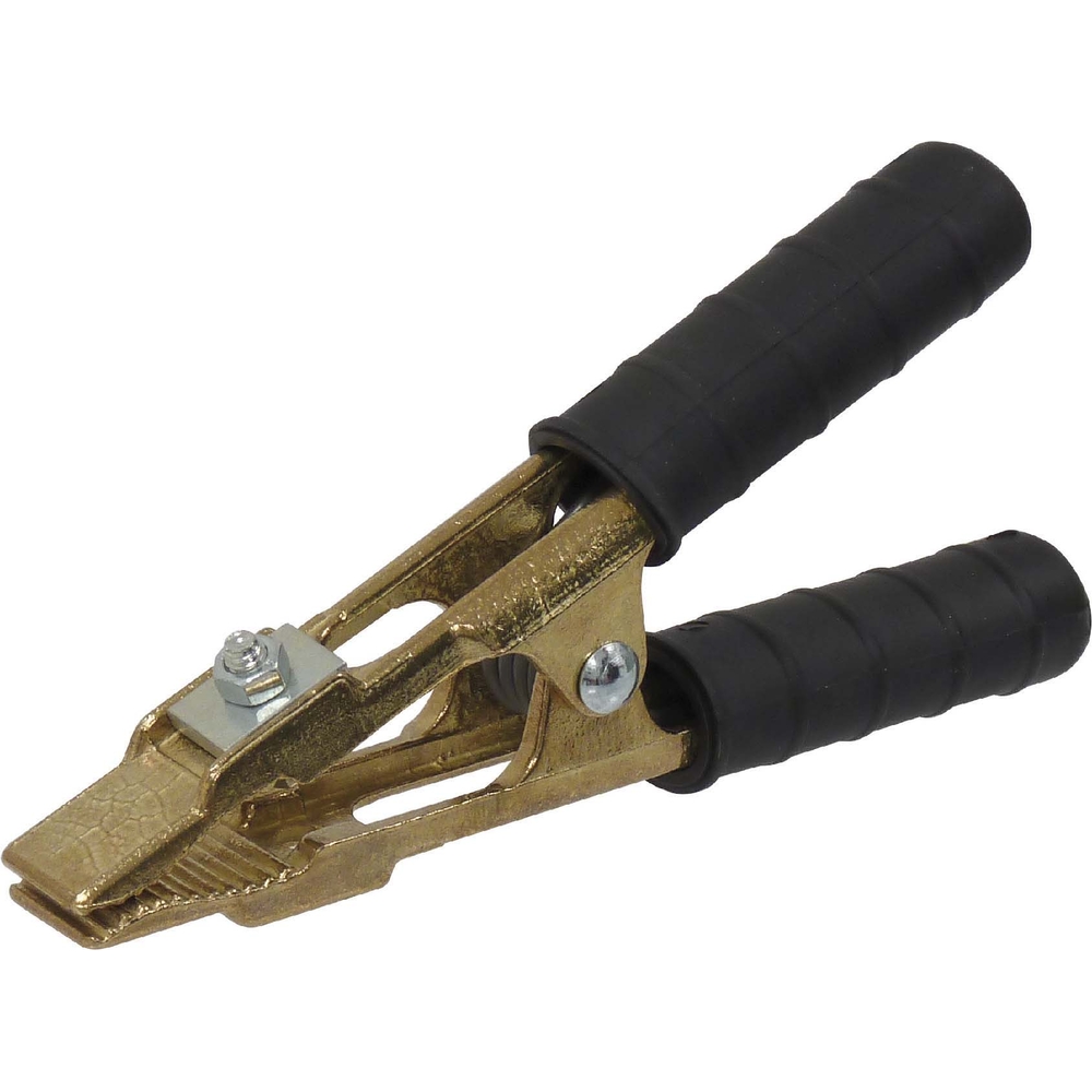 Pince cuivre noire 250a mors plat - 04356