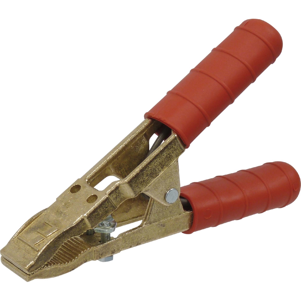 Pince cuivre rouge 350a mors plat - 04357