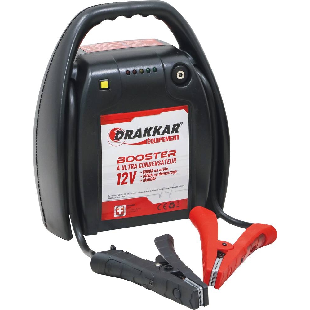 Booster 12V 8000A à ultra-condensateurs DRAKKAR - 04591