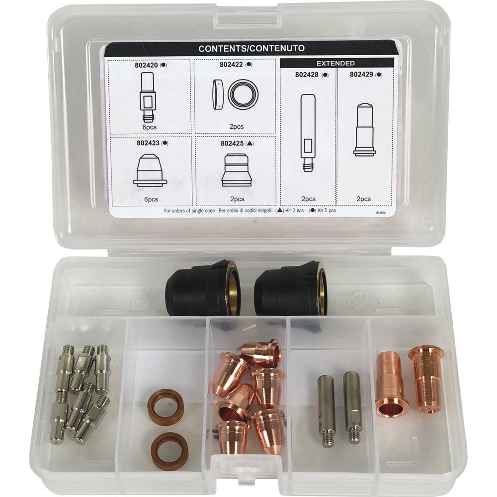 Coffret consommables pour découpeur plasma TELWIN - 04805