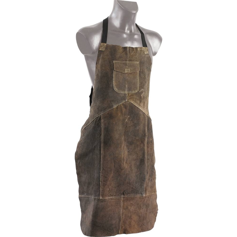 Tablier de soudeur en croûte de cuir marron 600x900mm TRAFIMET - 04933