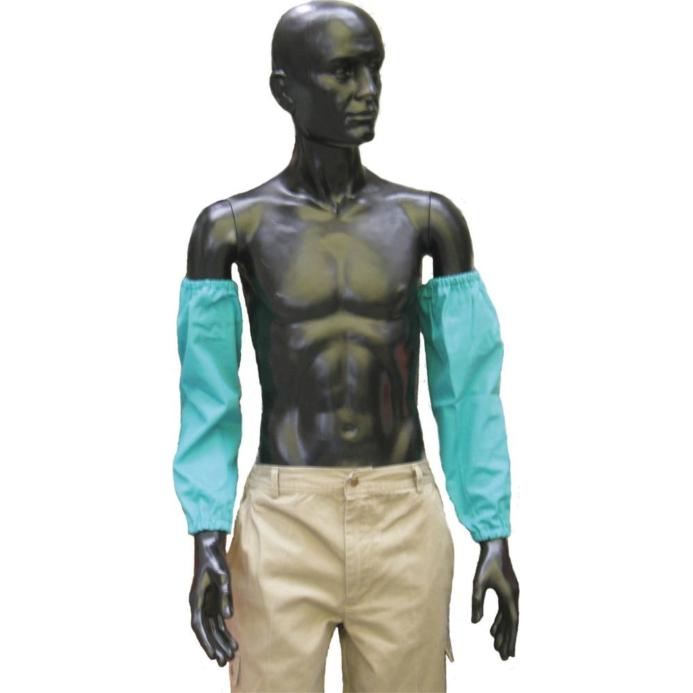 Manchette de soudeur en coton ignifugé bleu 500mm - la paire TRAFIMET - 04936