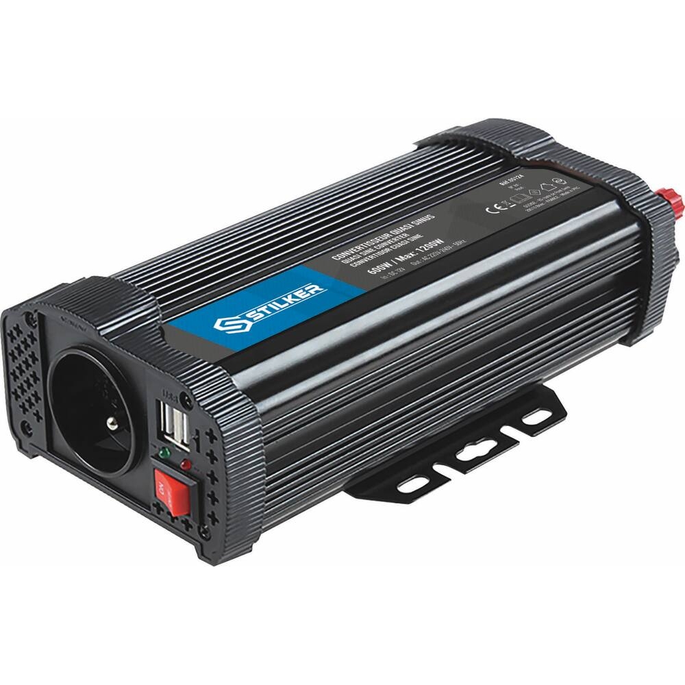 Convertisseur 12V DC/230V AC - 1200W max STILKER - 05124