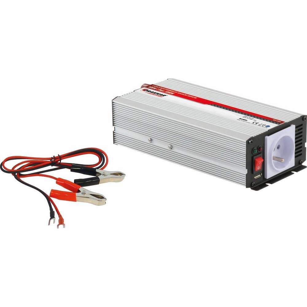 Convertisseur 12V DC/230V AC - 1200W max DRAKKAR - 05184