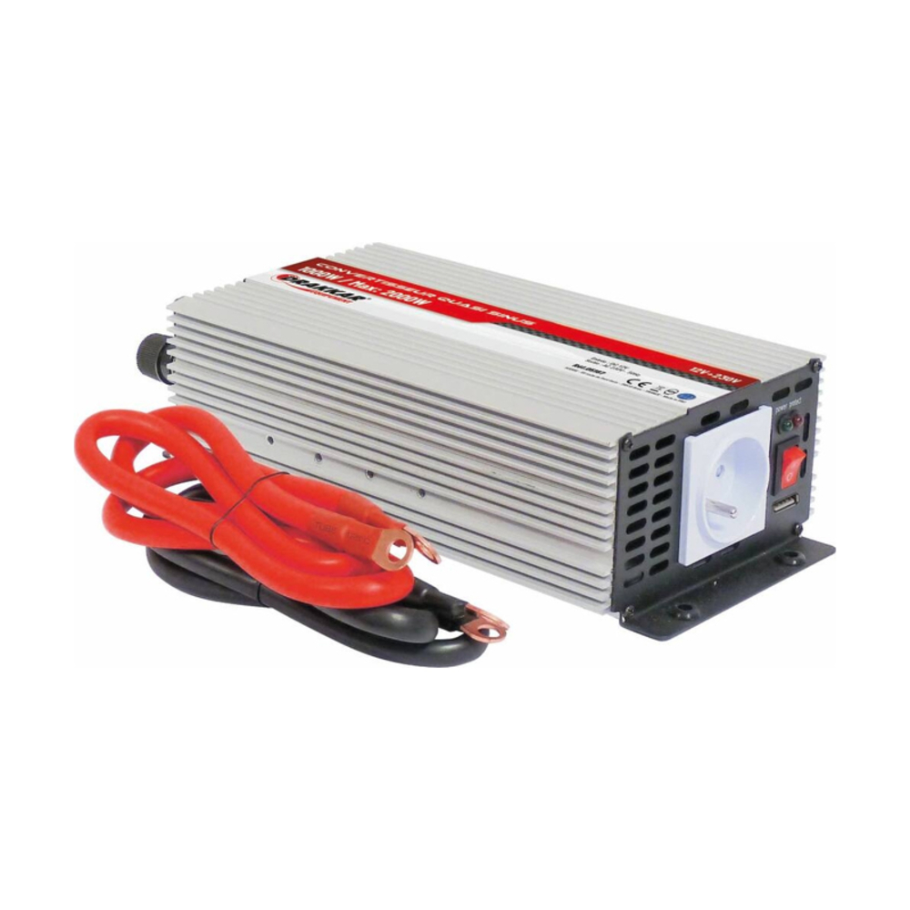 CONVERTISSEUR 1000W 12V DC / 230V AC 2000W MAX - DRAKKAR EQUIPEMENT - 05187