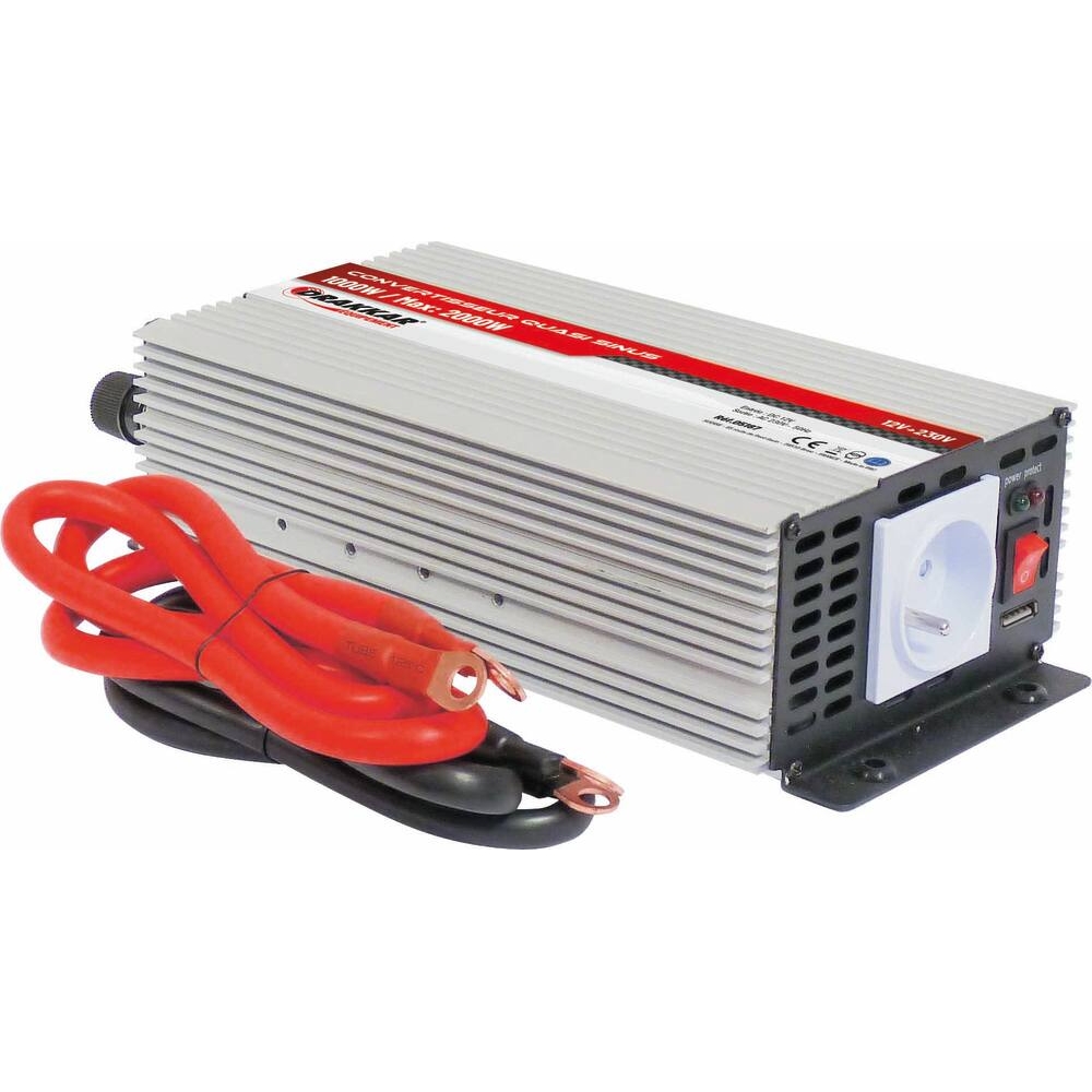 Convertisseur 12V DC/230V AC - 2000W max DRAKKAR - 05187