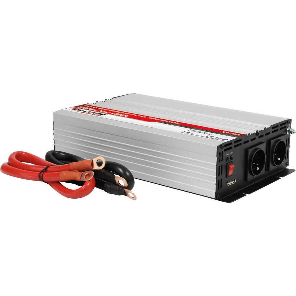Convertisseur 12V DC/230V AC - 4000W max - pure sinusoïde DRAKKAR - 05198