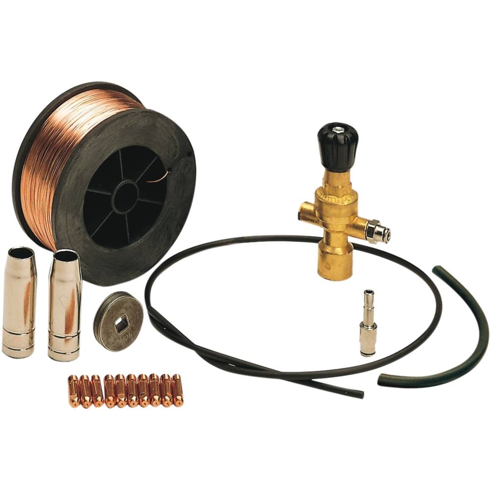 Détendeur pour bouteille jetable + fil + accessoires - en kit TELWIN - 05327