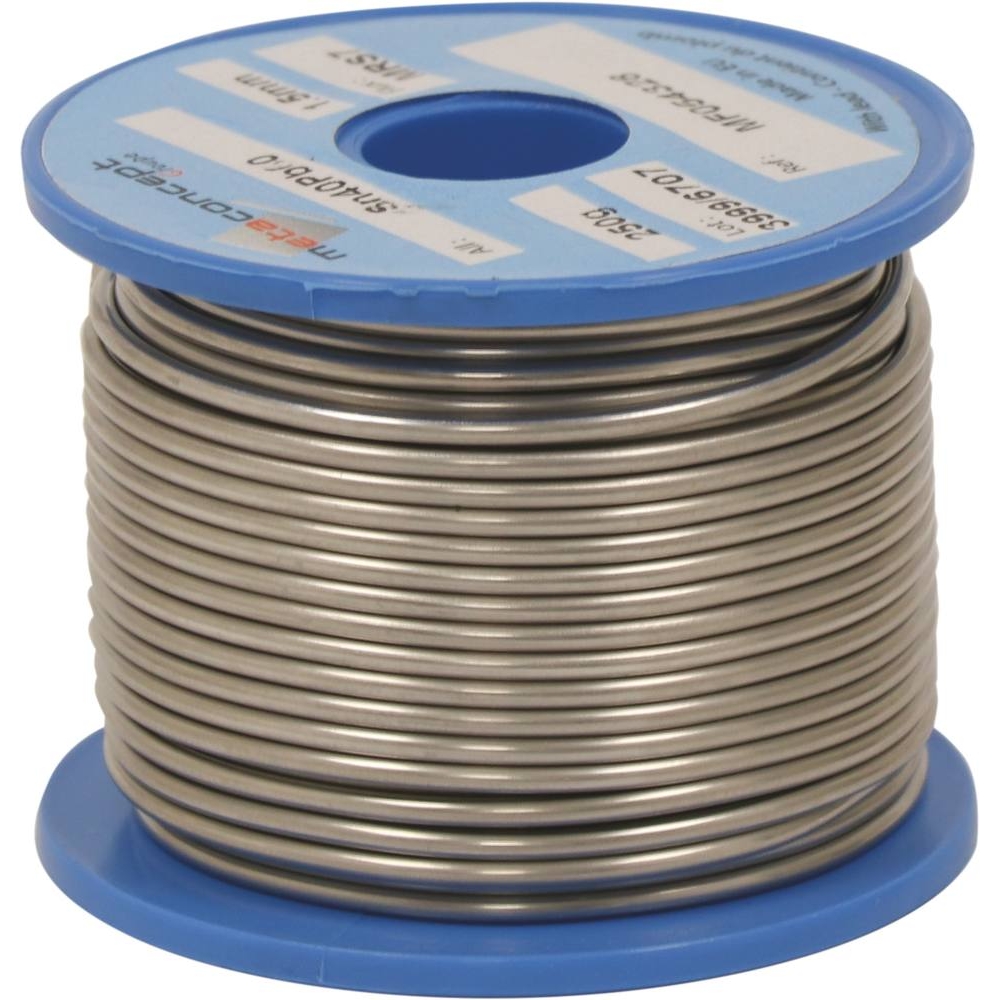 Fil d'étain 40% 1,5mm - bobine de 250g - 05616