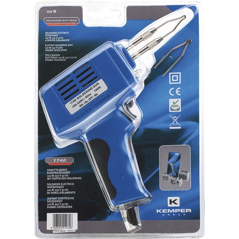 Pistolet à souder électrique 230v 100w KEMPER - 05625