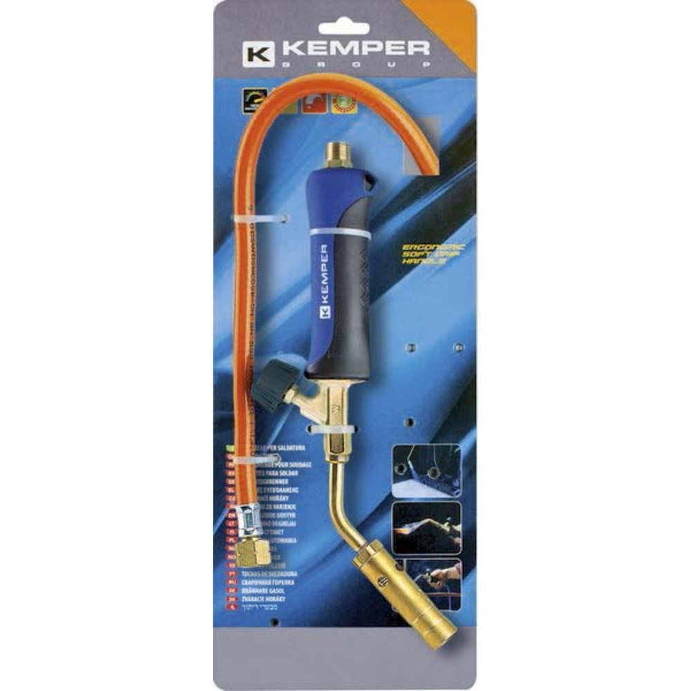 Chalumeau reglable + buse 20mm +tuyau 1.5m +raccord bouteille KEMPER - 05633